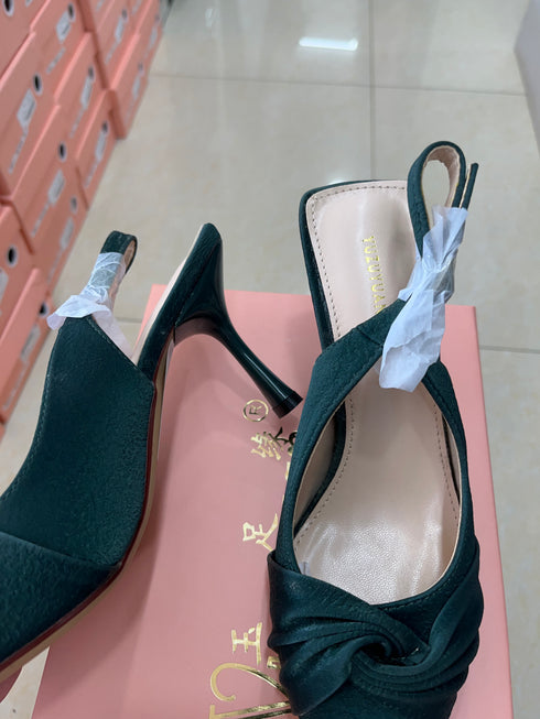 Luxury Pointed Toe Knot Stiletto